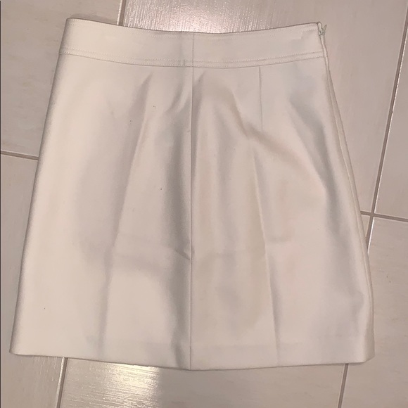 Princess mini skirt in Double-serge wool - Picture 2 of 6